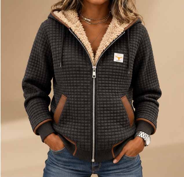 Amélie | Quilted Hooded Jacket