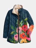 Amaya | Vintage Floral Quilted Jacket