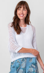 Open Knit Lightweight Pullover