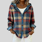 Elsie | Hooded Plaid Shacket