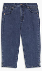 Classic Stretch Denim Capri