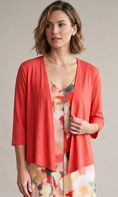 Lightweight Open Front Cardigan