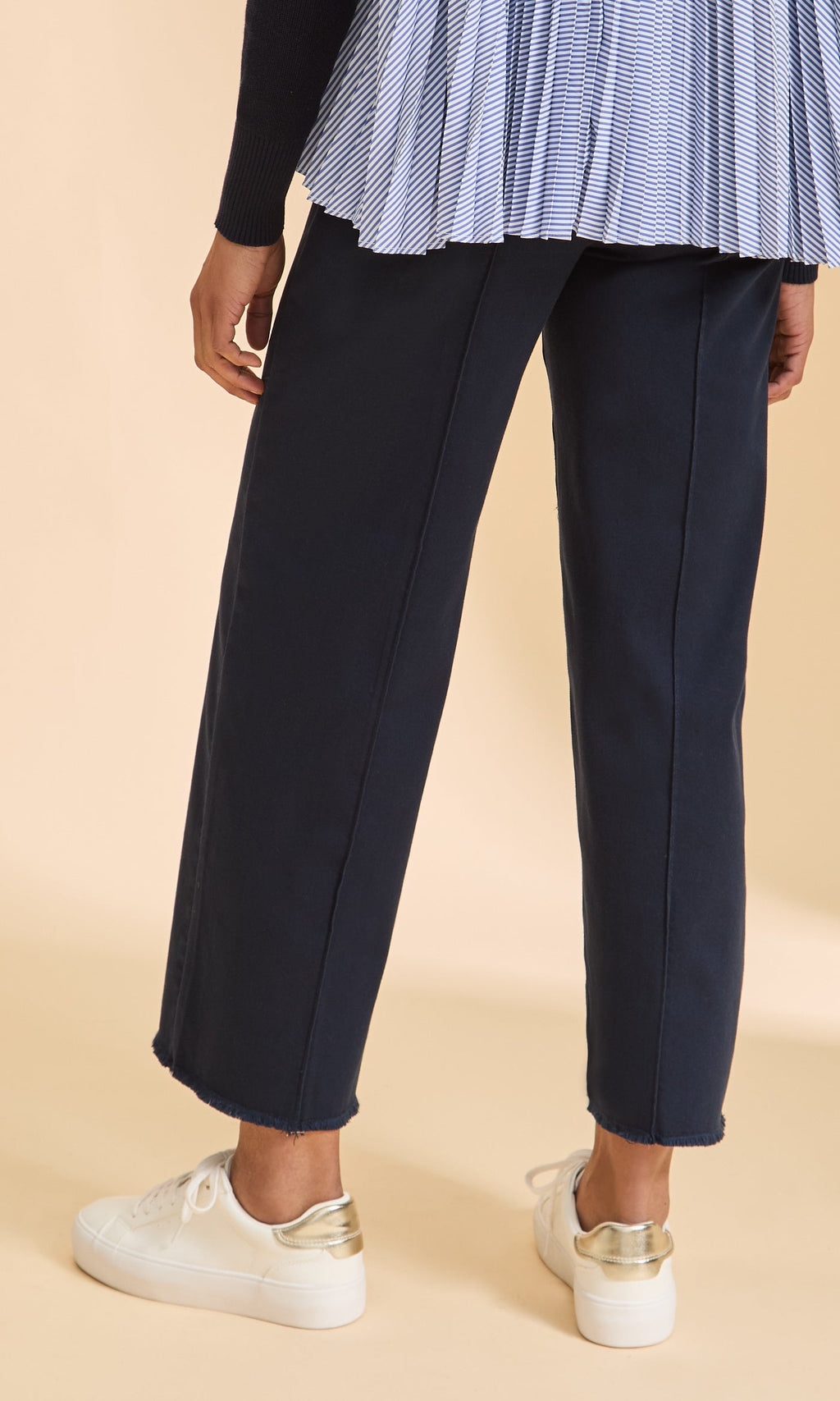 Cropped Wide-Leg Pants