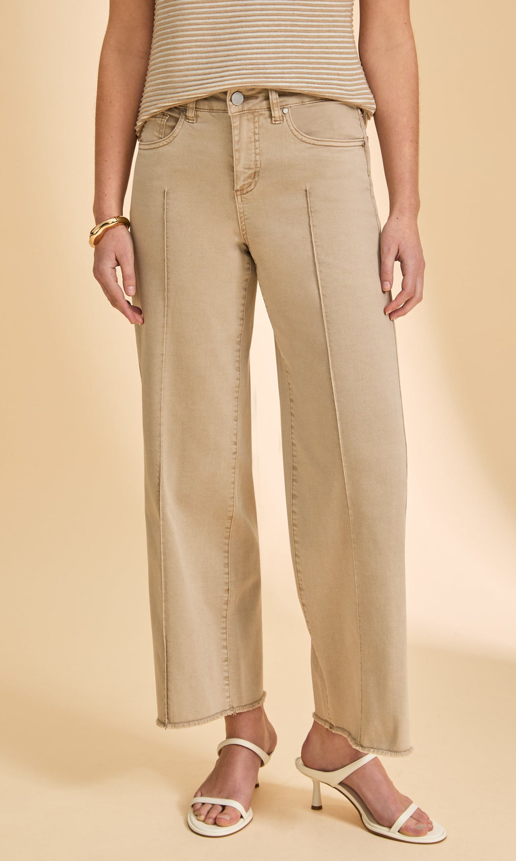 Cropped Wide-Leg Pants