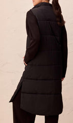 Long Quilted Puffer Vest