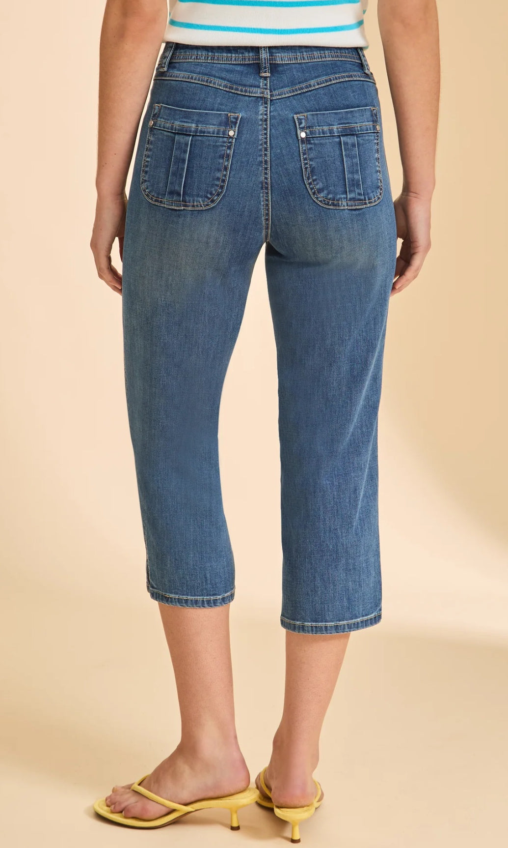Patch Pocket Capri Jean
