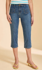 Patch Pocket Capri Jean