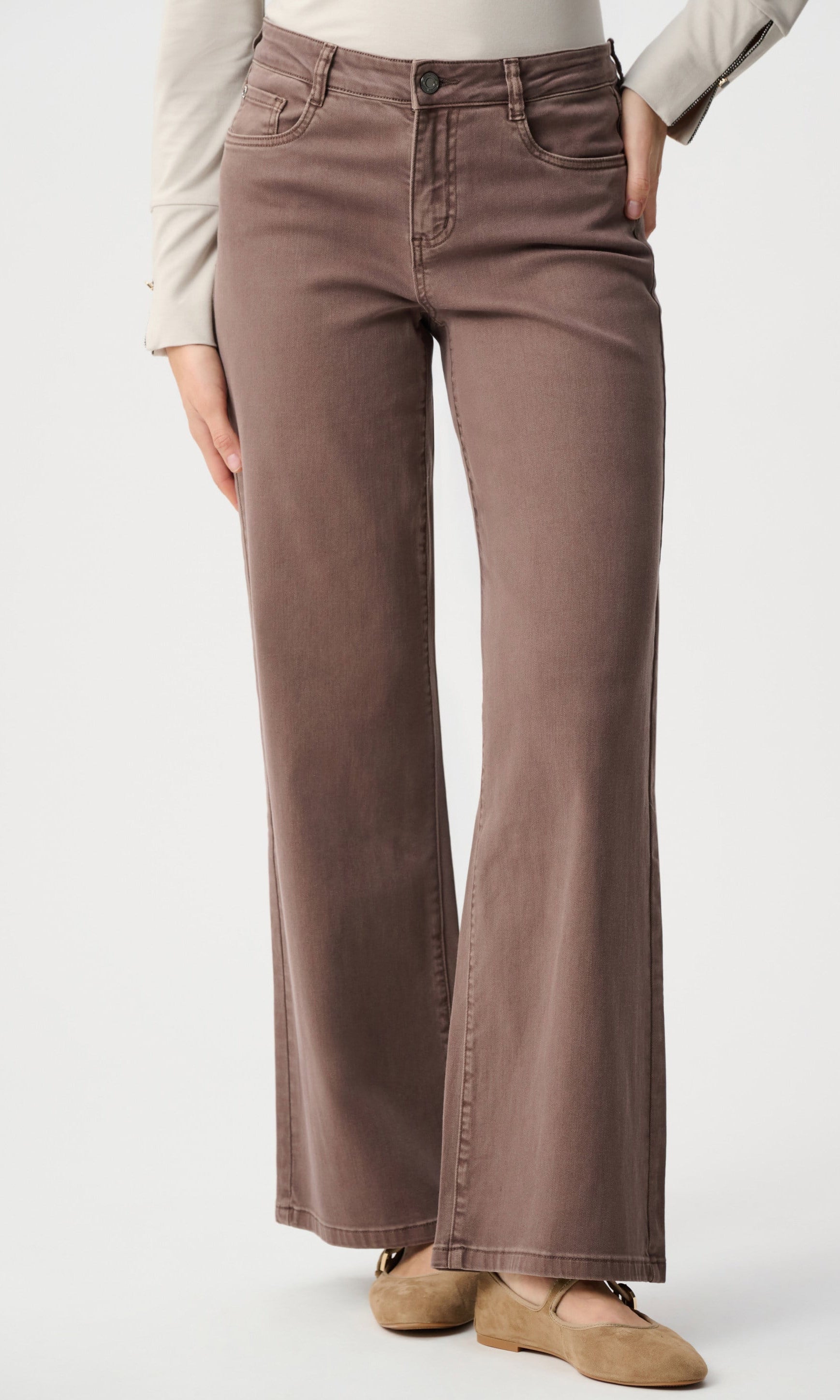 Ribkoff Classic Wide-Leg Stretch Jeans