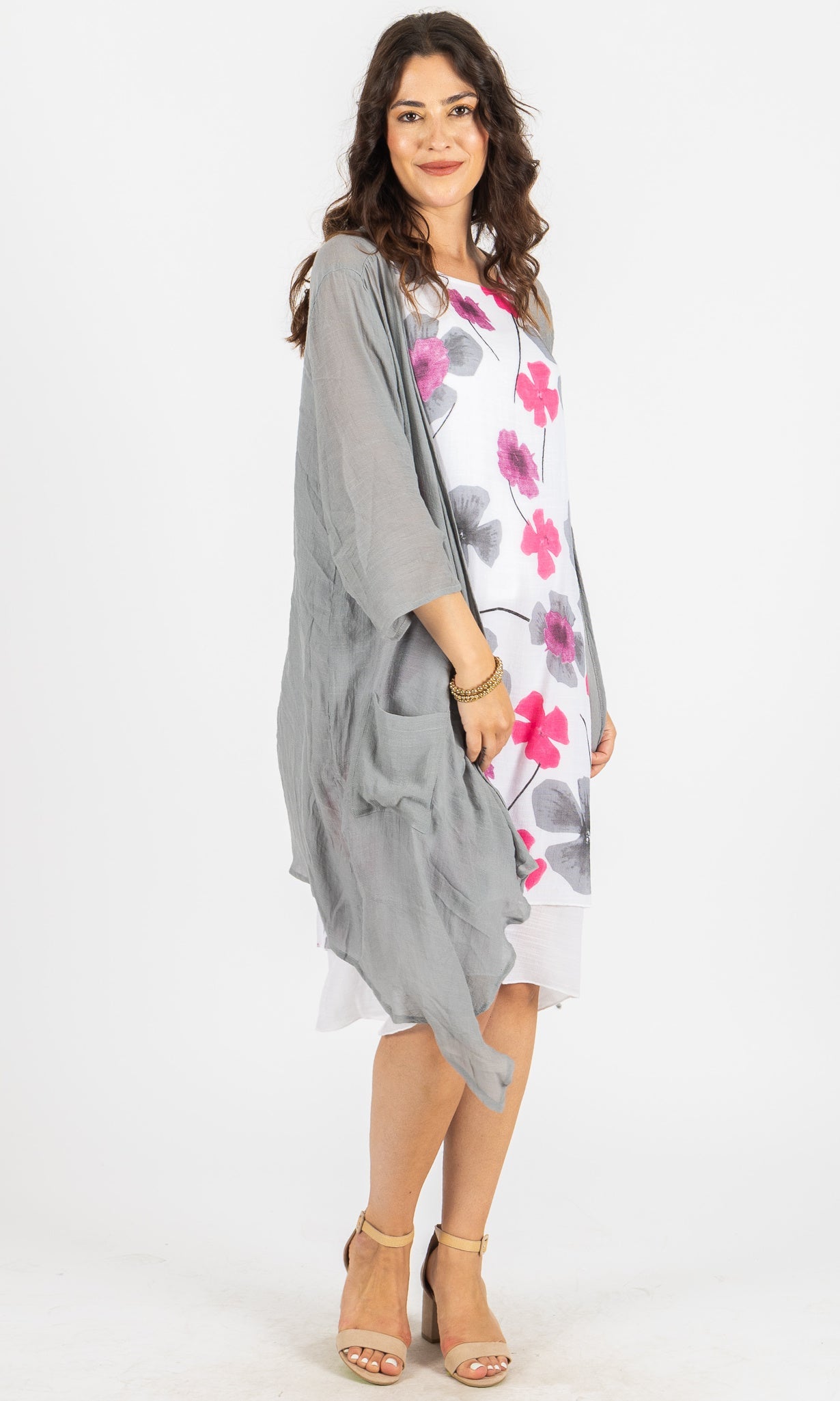 Lightweight Drape Front Cardigan