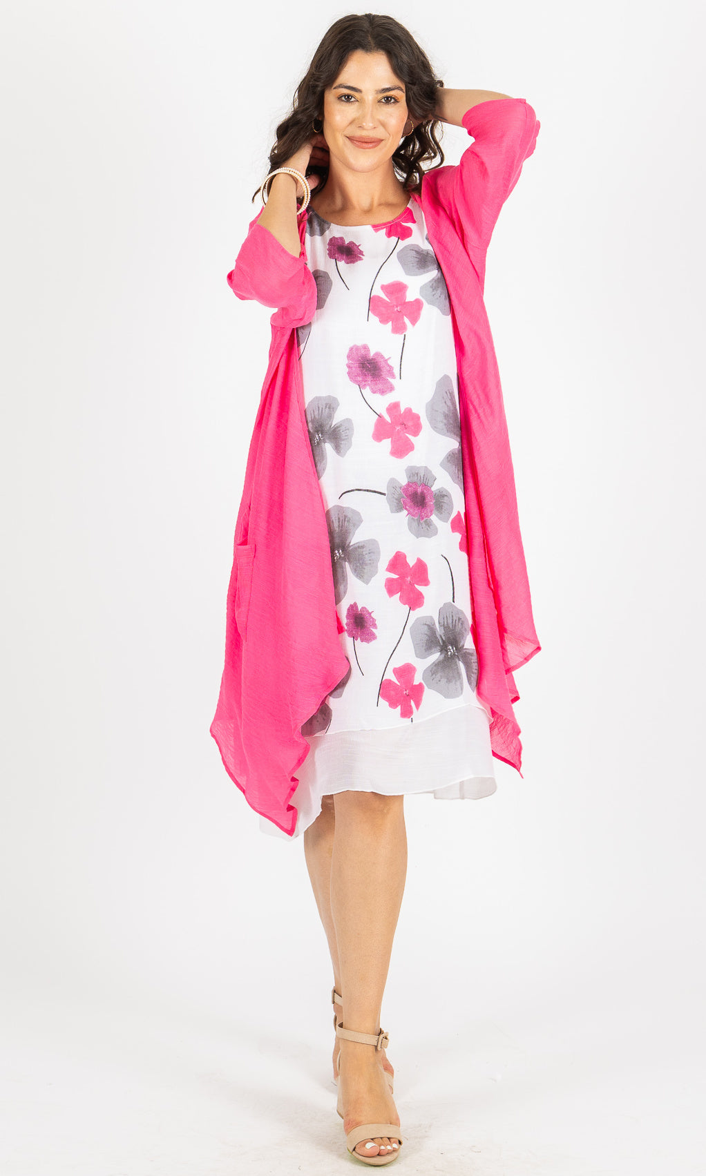 Lightweight Drape Front Cardigan