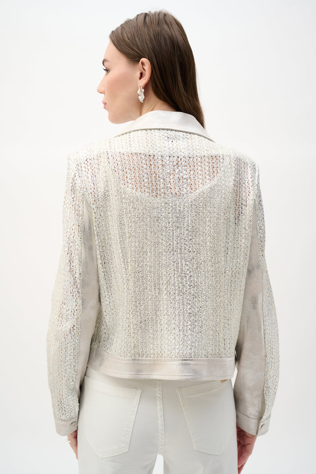 Ribkoff Metallic Moto Jacket