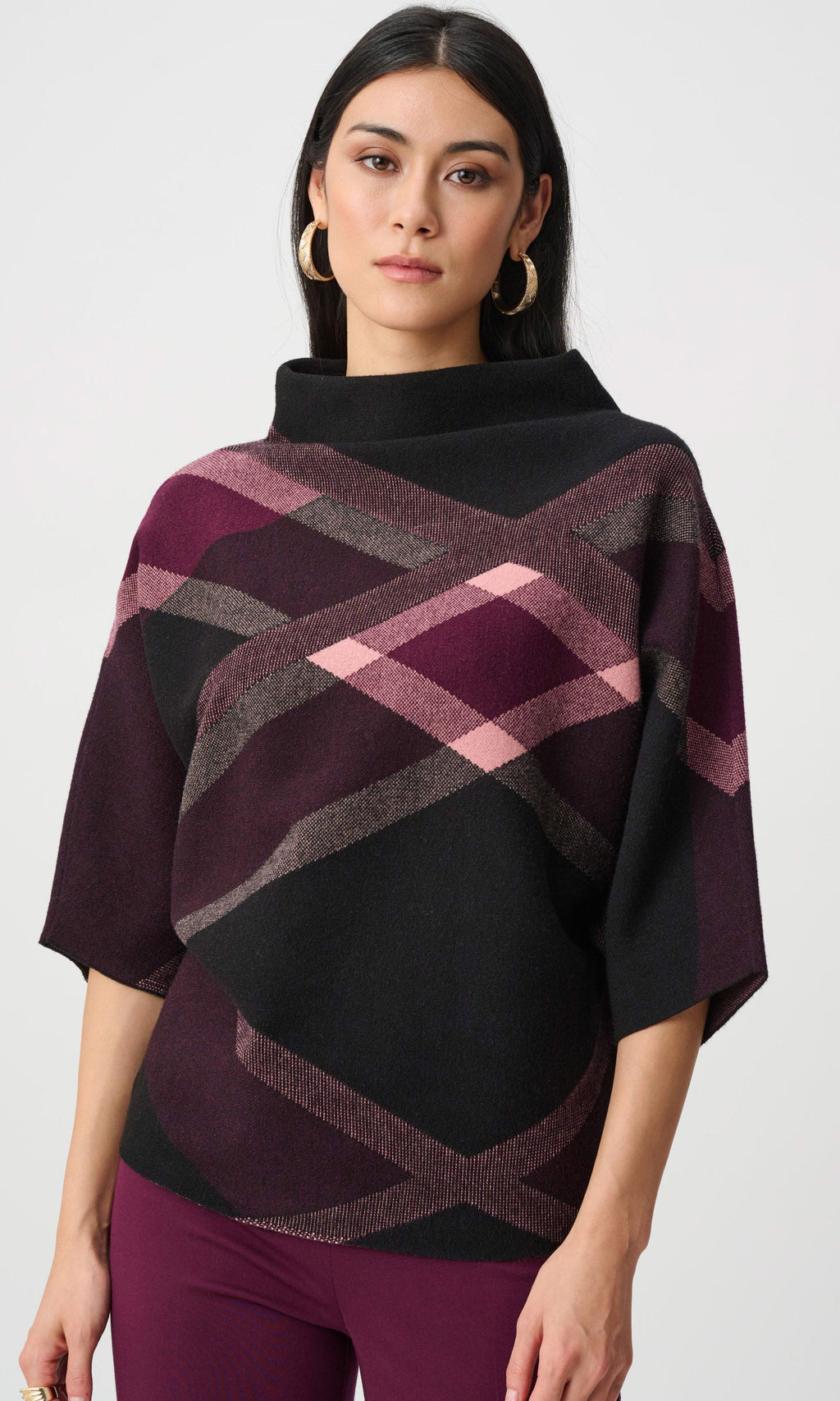 Ribkoff Funnel-Neck Sweater
