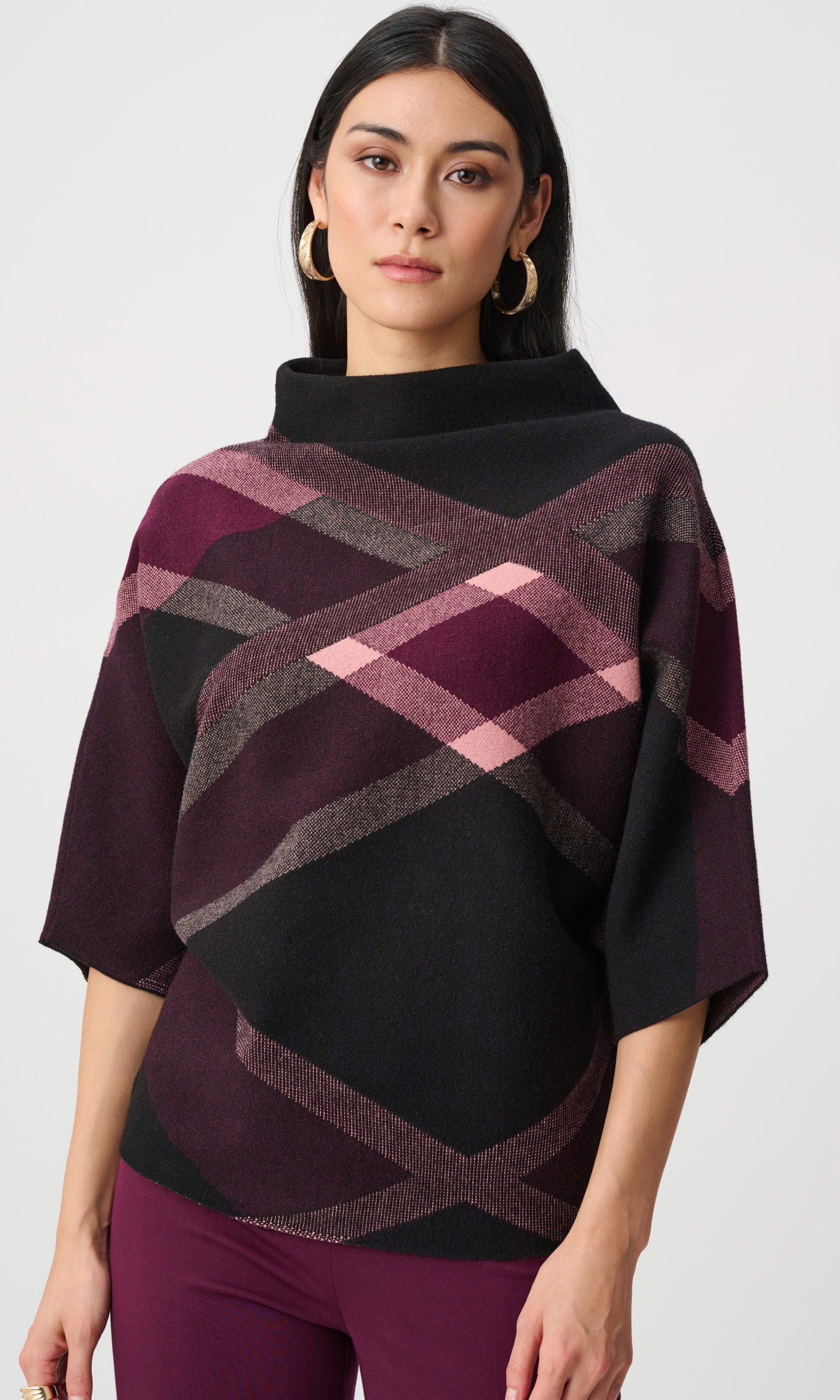 Ribkoff Funnel-Neck Sweater