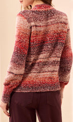 Textured Funnel Neck Sweater