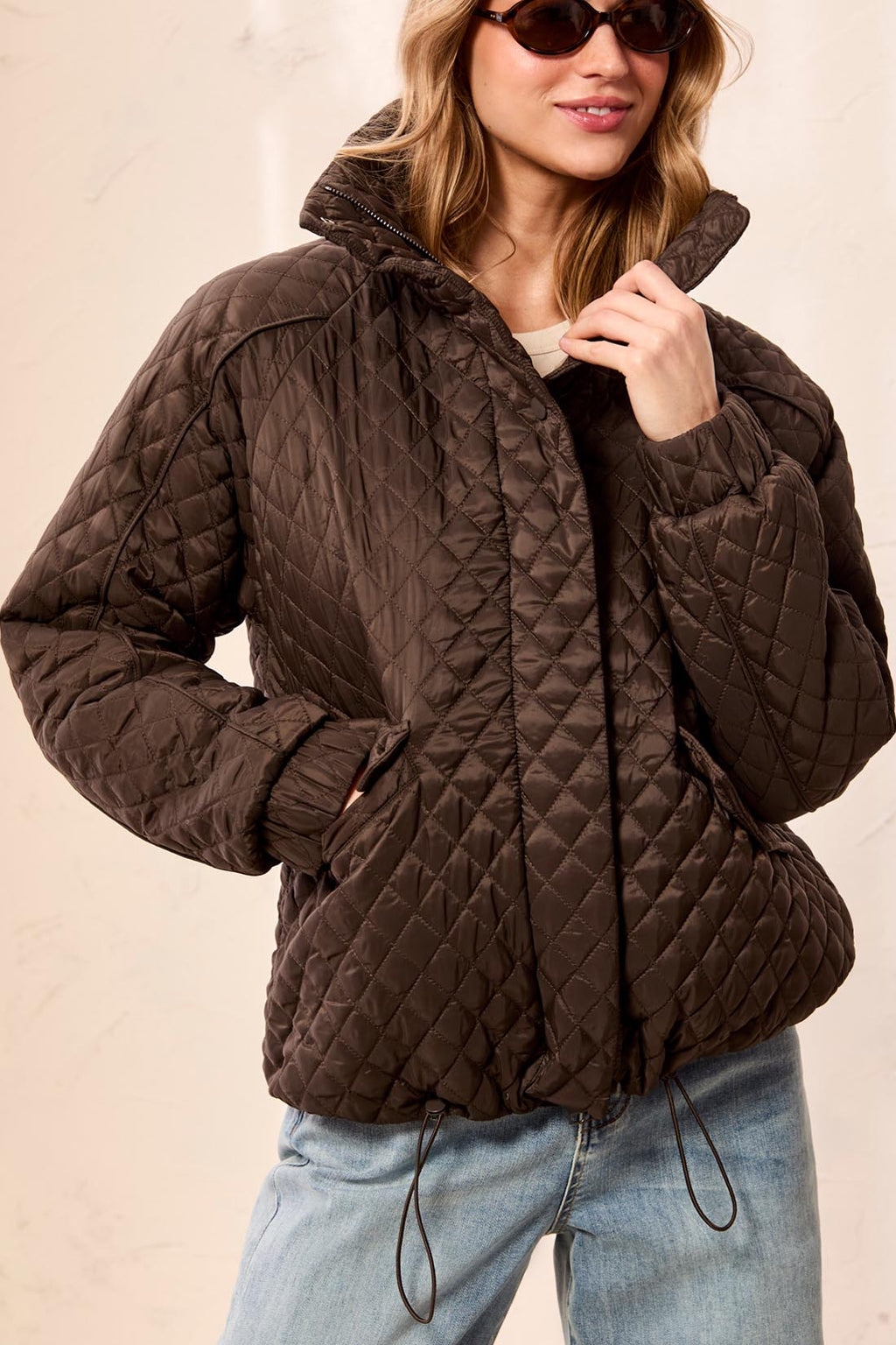 Diamond Quilted Jacket