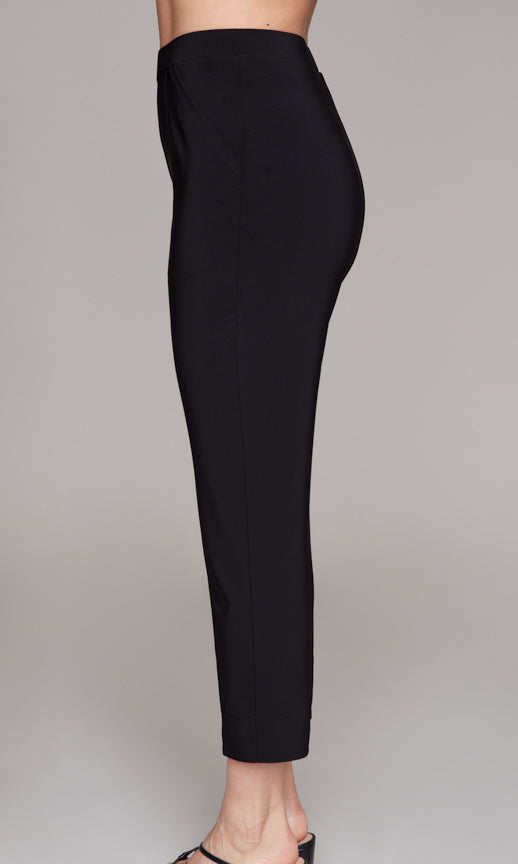 Front Slit Hem Crop Pant