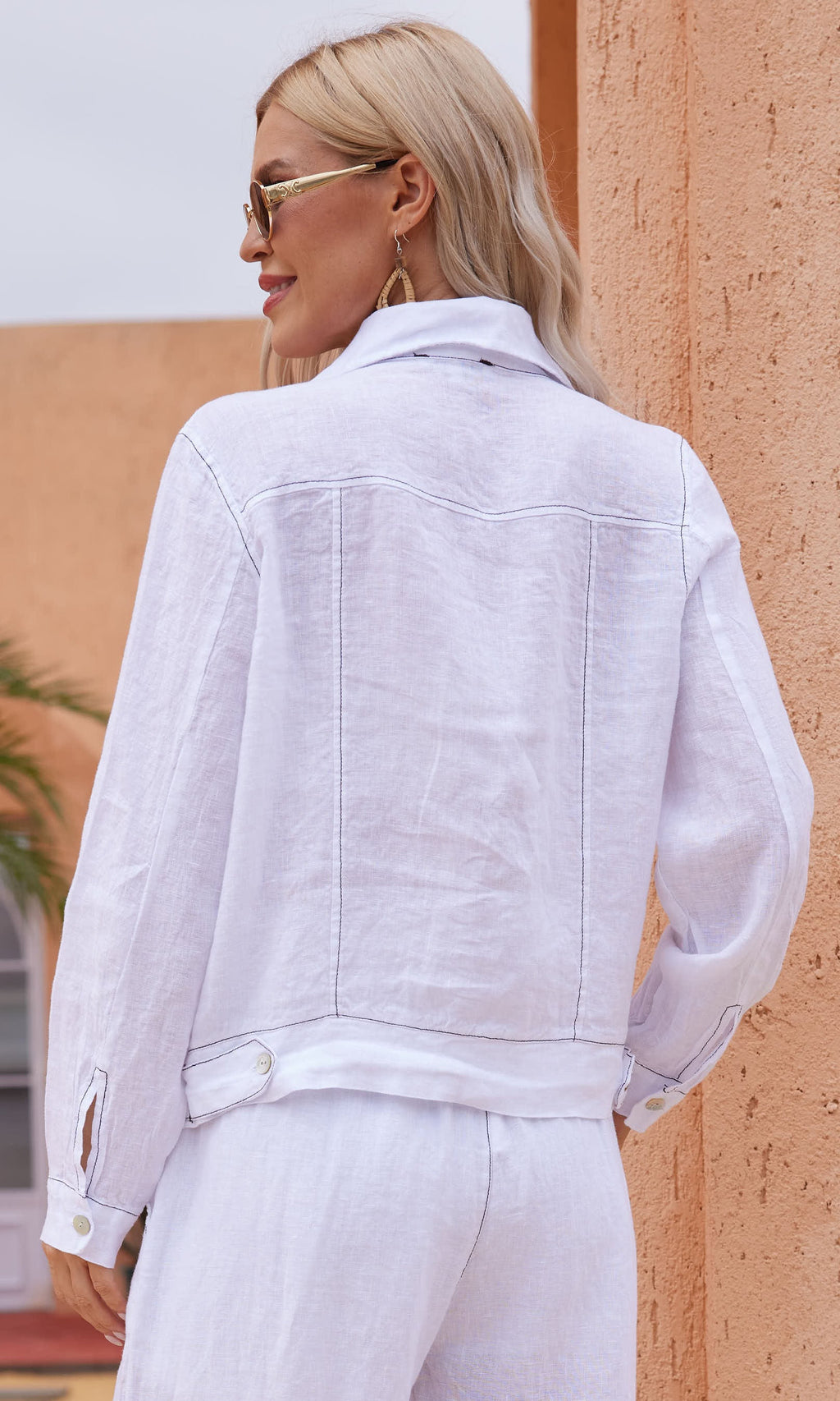 Modern Linen Utility Jacket