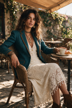 Beatrice | Heritage Herringbone Blazer