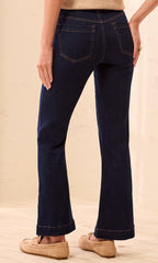 Pull-On Flare Jeans