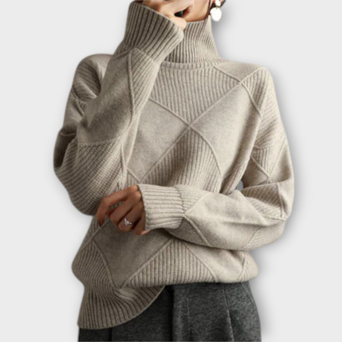 Melanie - Cosy Turtleneck Jumper