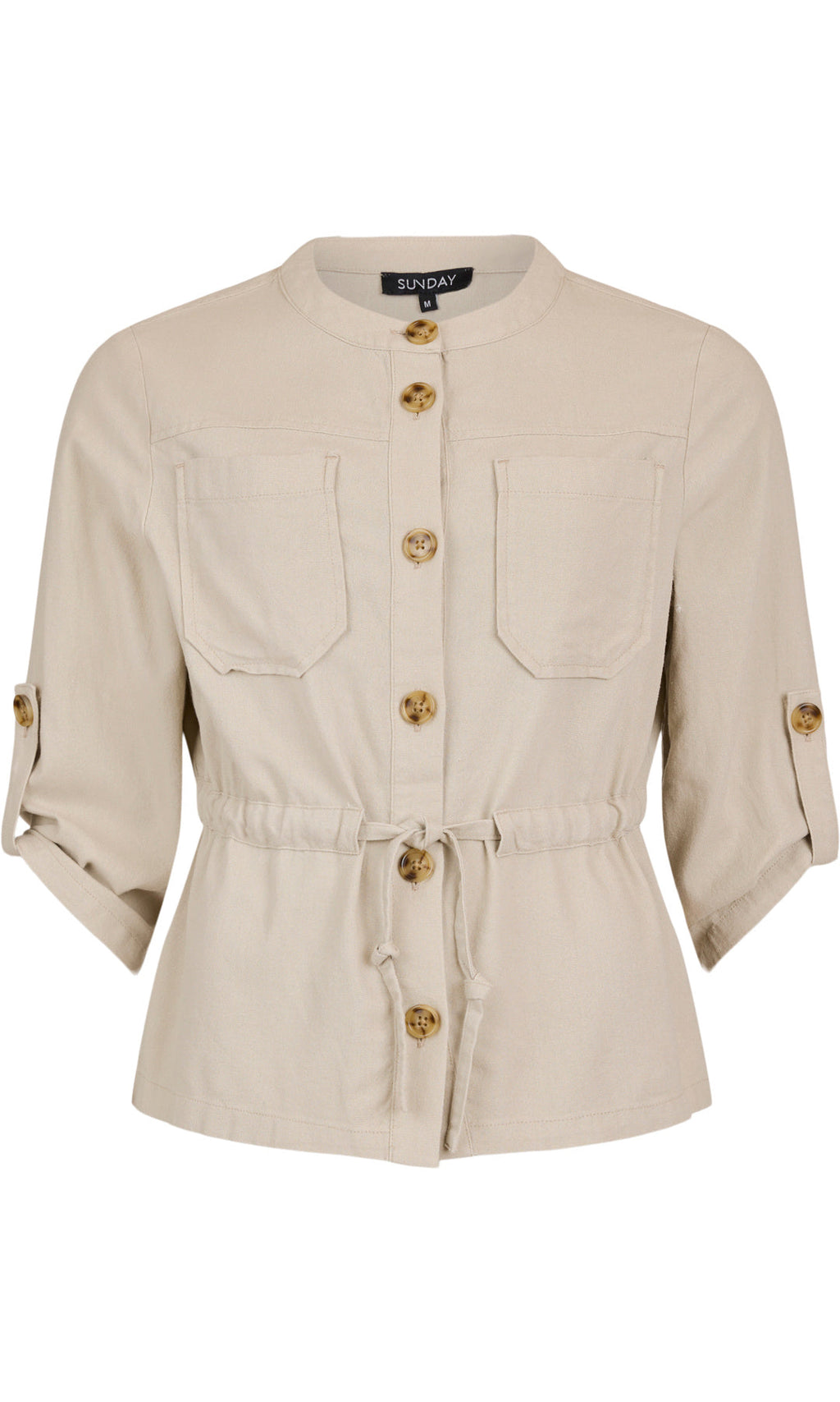 Drawstring Utility Jacket