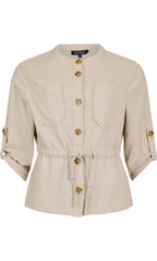 Drawstring Utility Jacket