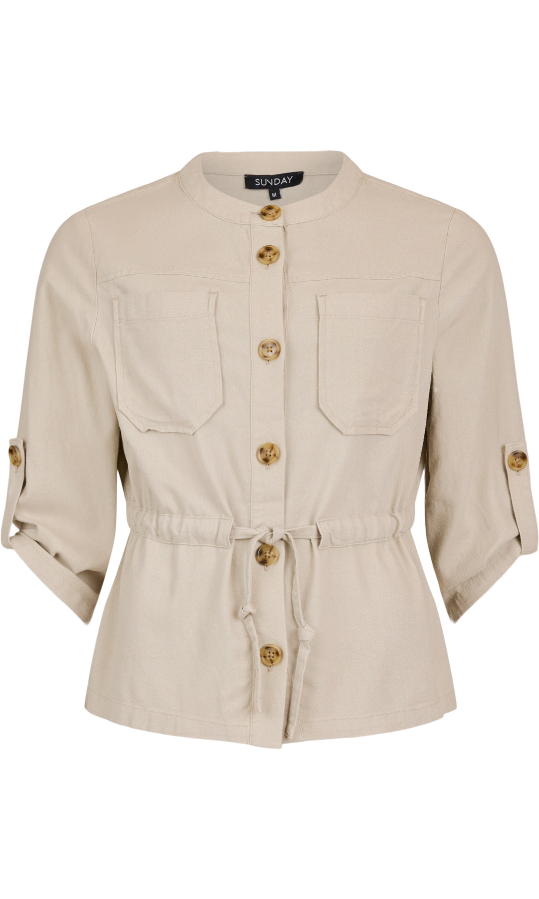 Drawstring Utility Jacket