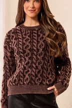 Cotton Cable Knit Sweater