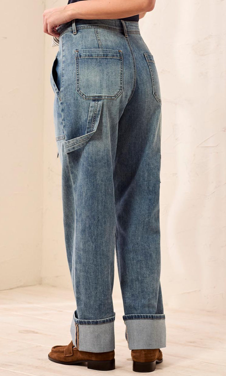 Carpenter Jean w/Removable Scarf