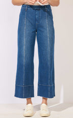 Wide Leg Cropped Jeans