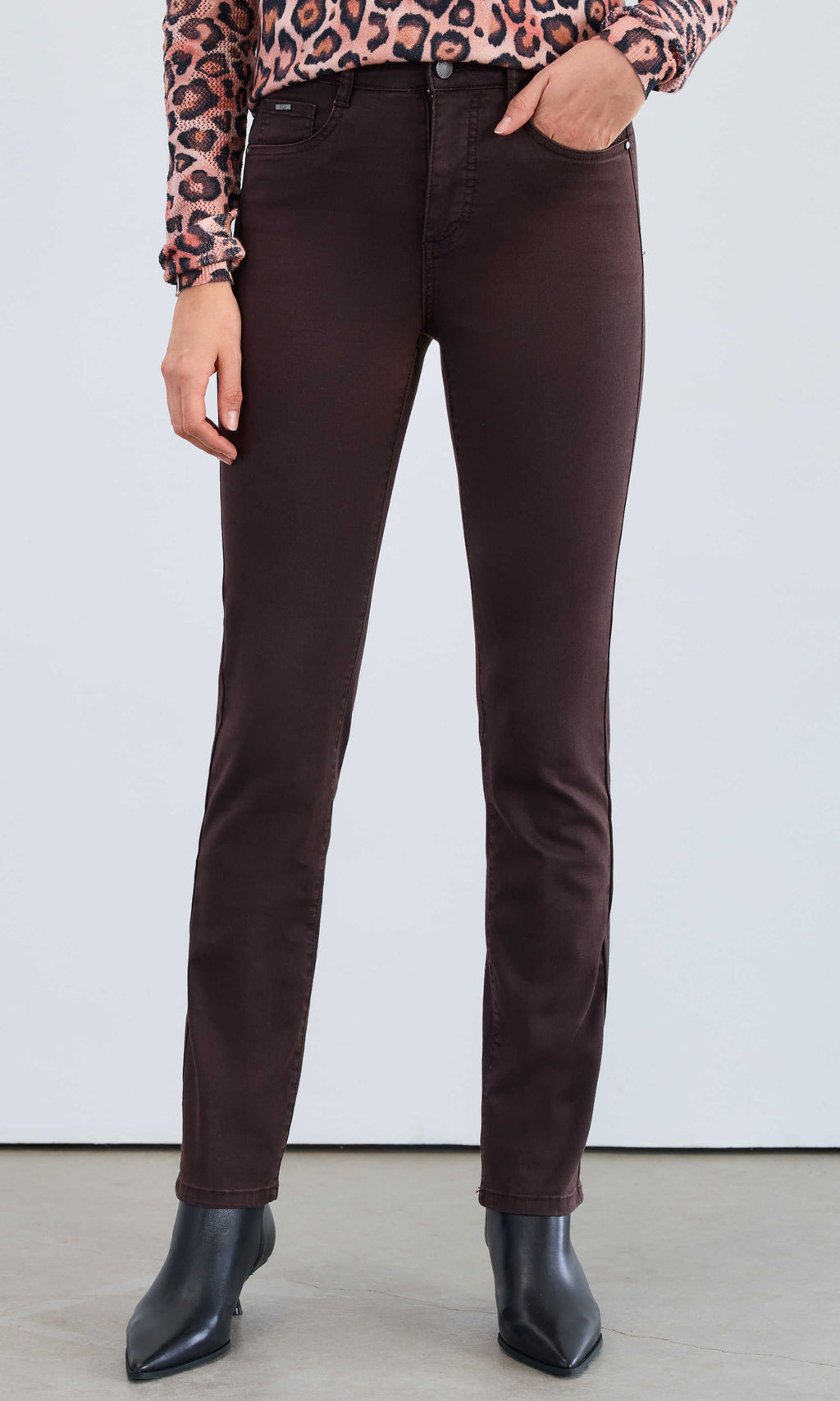 Five Pocket High Rise Straight