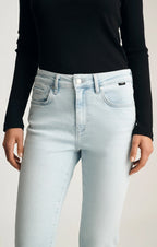 Slim Fit Cropped Stretch Denim Jeans