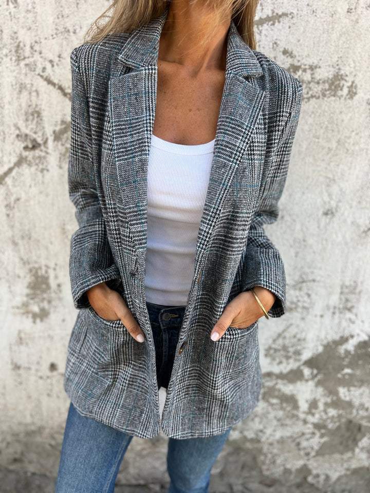 LUCINDA™ - Classic Plaid Blazer