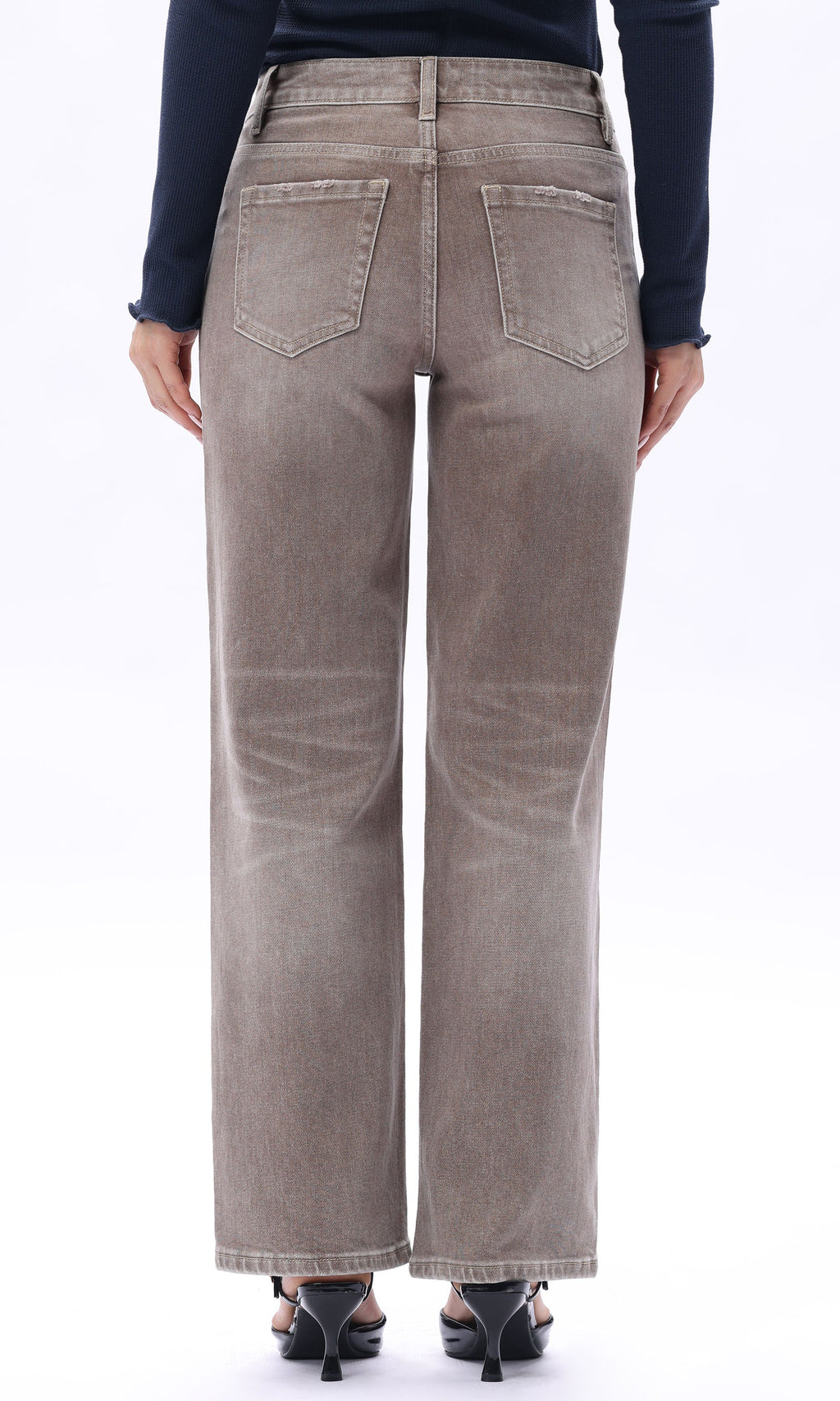 Straight Leg Vintage Wash Jean