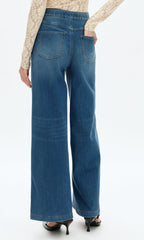 High Rise Wide Leg Jean