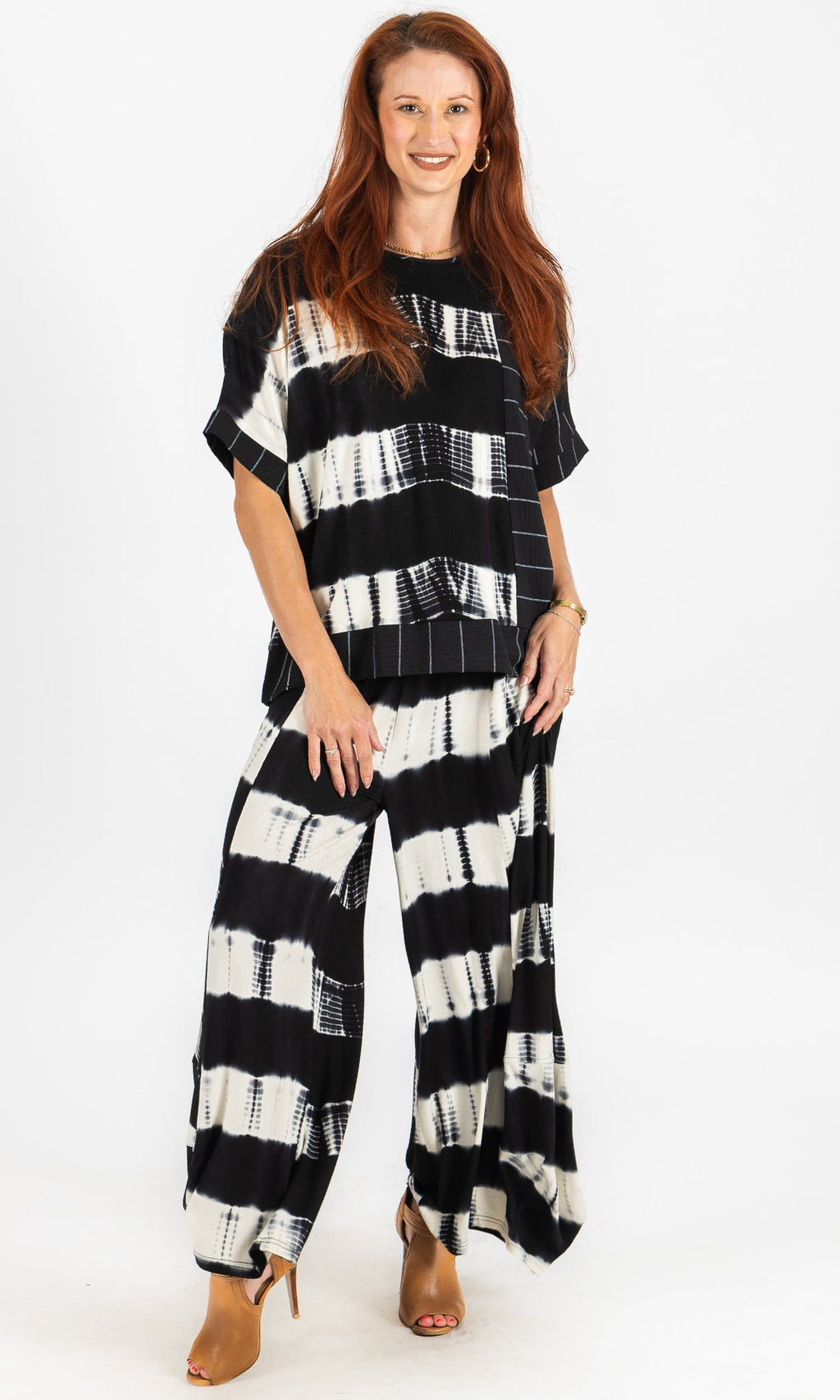 Tie-Dye Wide Leg Pants