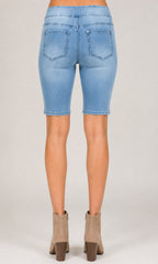 Pull-On Denim Bermuda Short