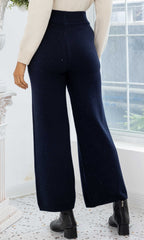 Subtle Sparkle Wide Leg Knit Pants