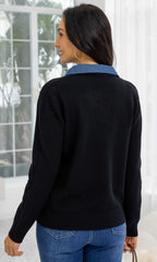 Fooler Collar Sweater