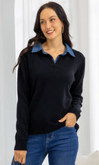 Fooler Collar Sweater