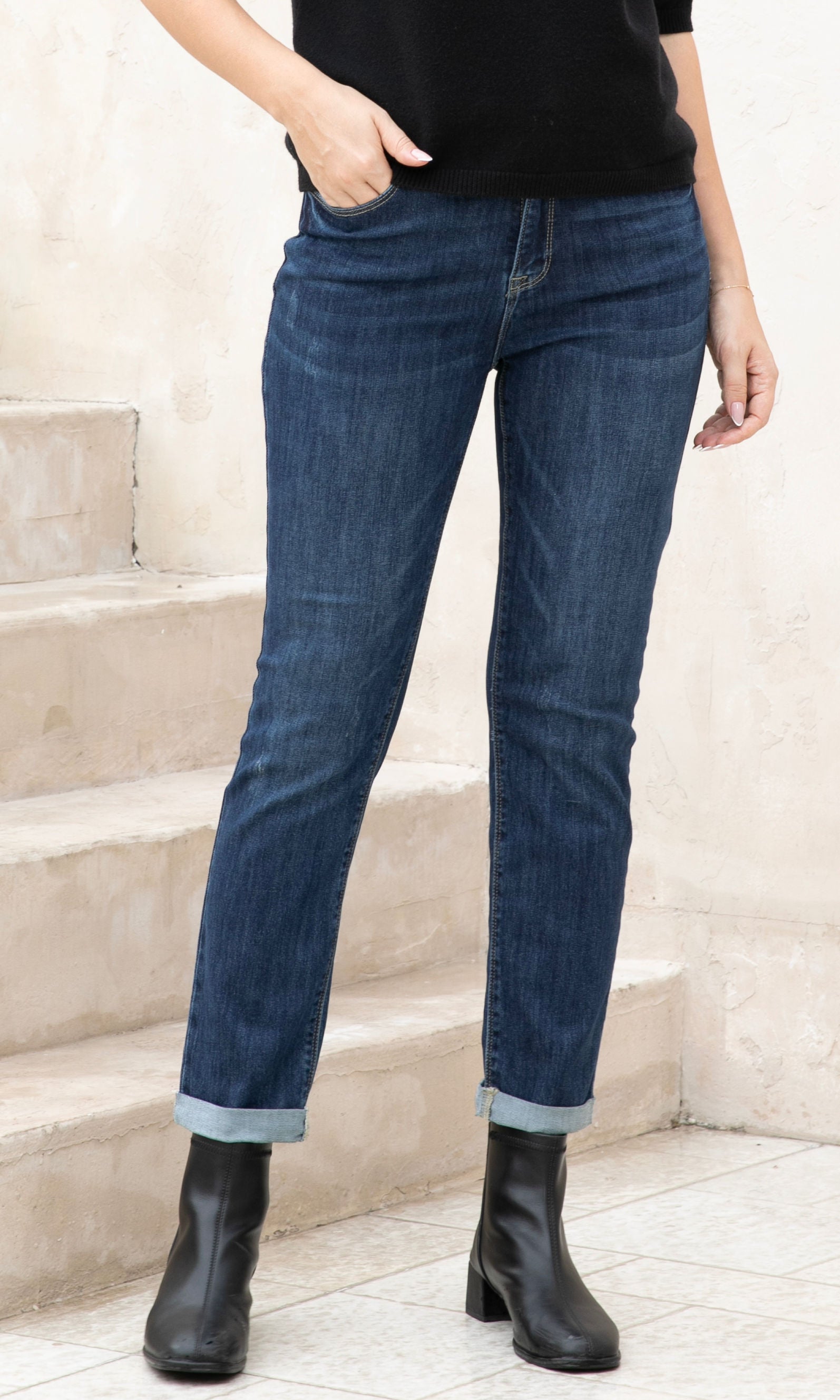 Classic Straight Leg Bamboo Blend Jean