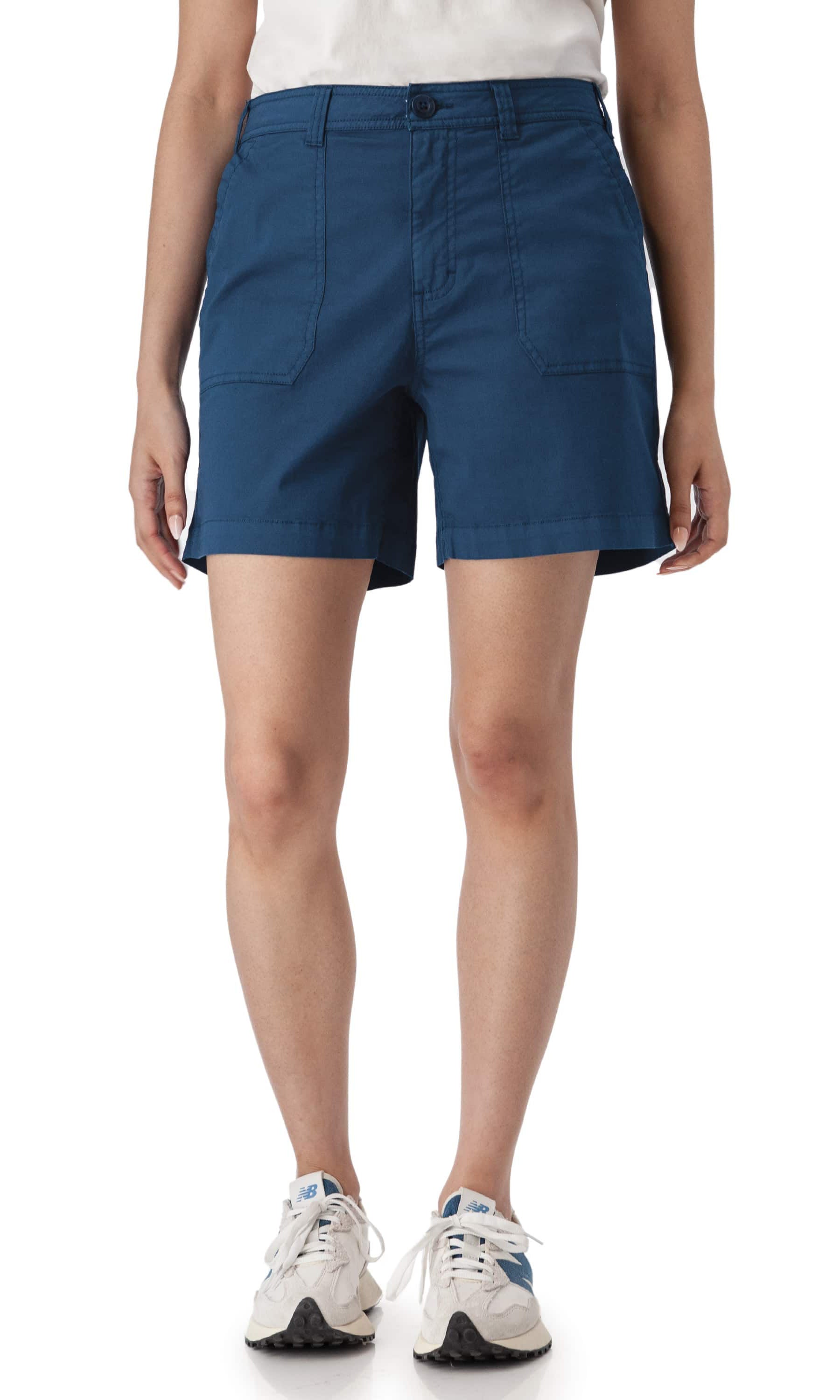 Organic Cotton Stretch Utility Shorts