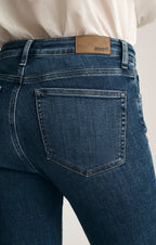 Mid-Rise Slim Stretch Denim Jeans