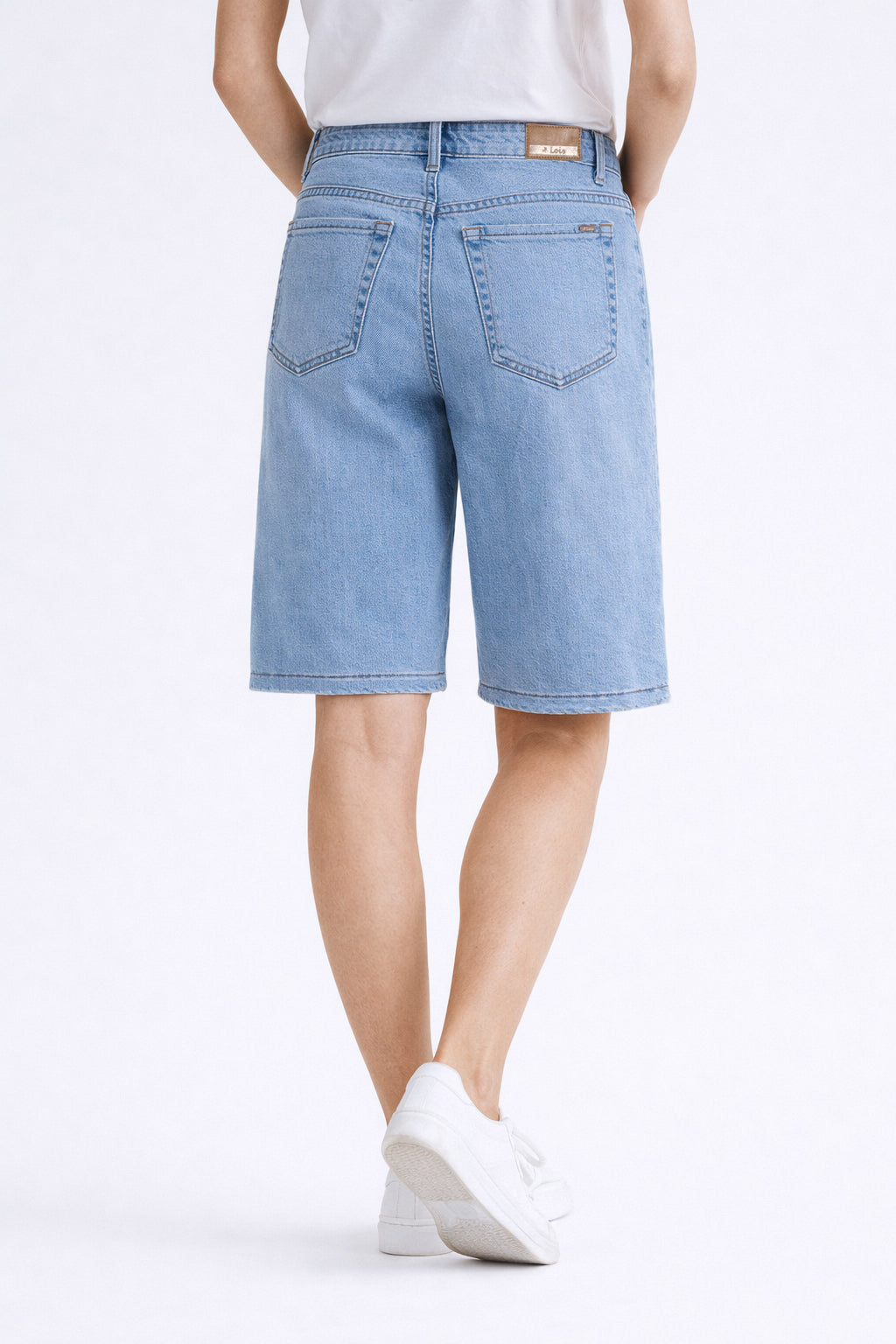 Classic Denim Bermuda Shorts