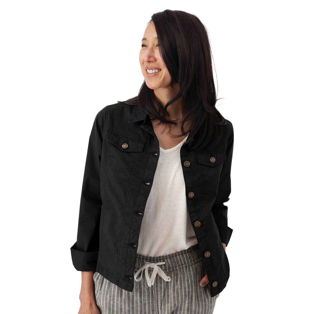 Organic Cotton Stretch Utility Jacket