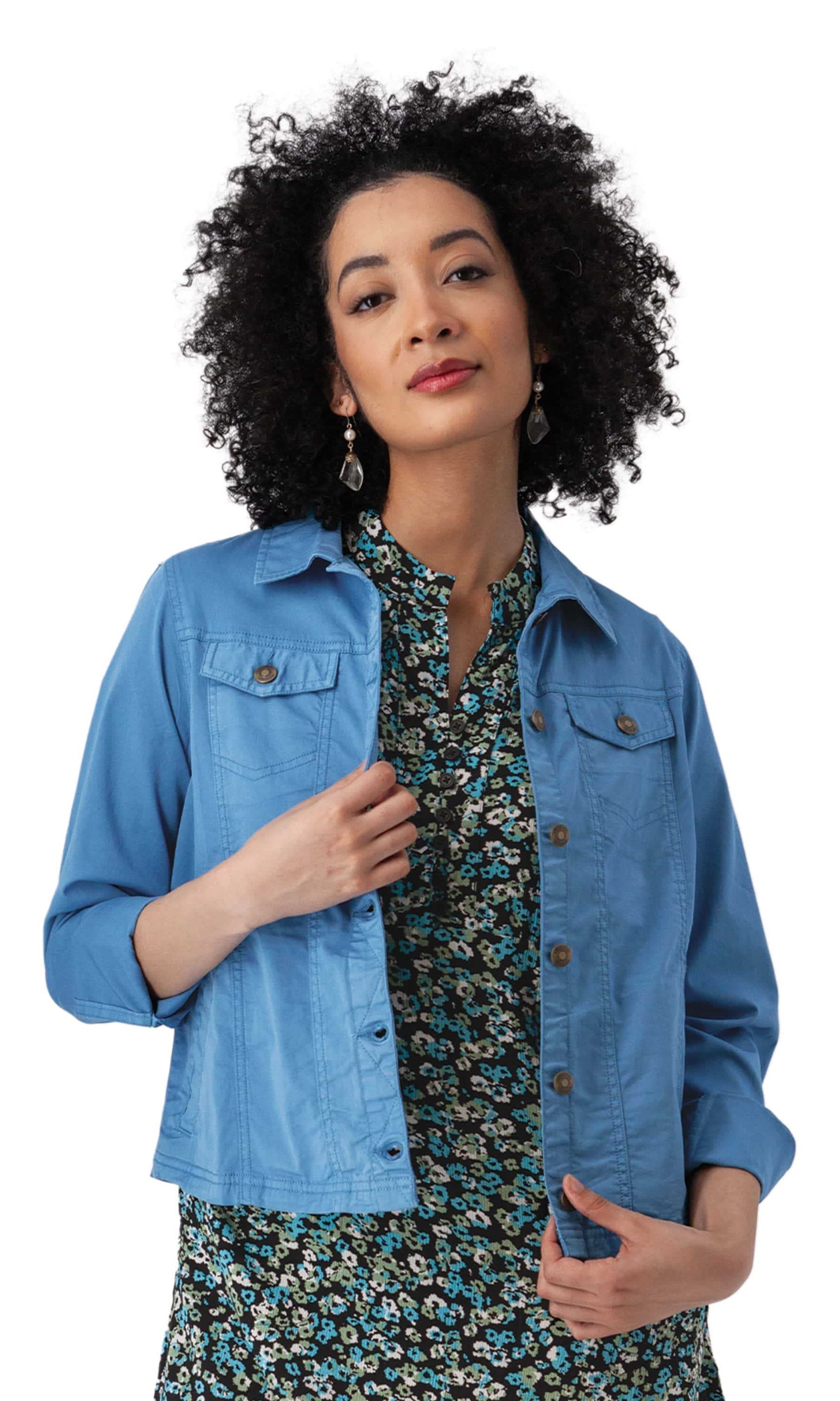 Organic Cotton Stretch Utility Jacket