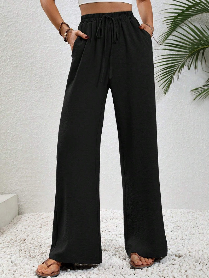 NIKU™ - Casual Wide Leg Drawstring Pants
