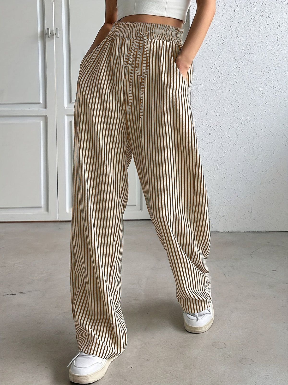TAITE™ - Simple Summer Striped Relaxed Fit Buttom