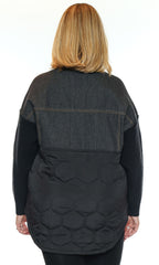 Mixed Media Quilted Jacket
