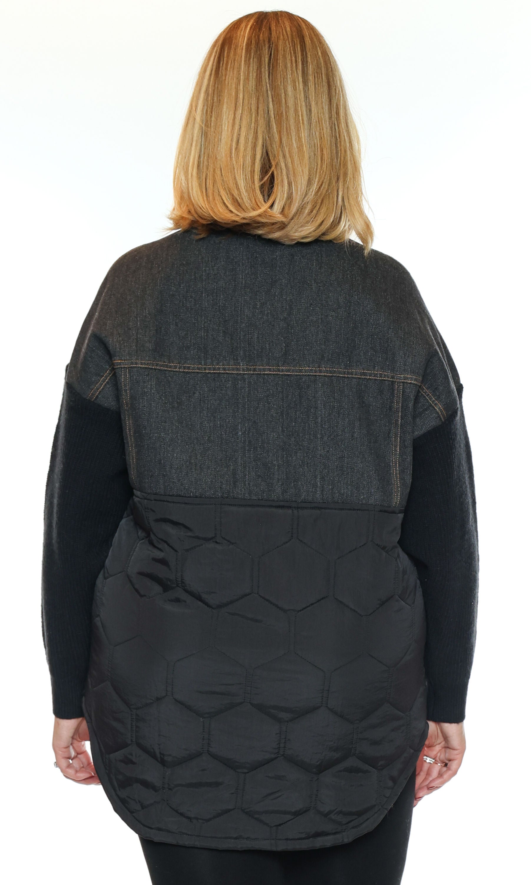 Mixed Media Quilted Jacket
